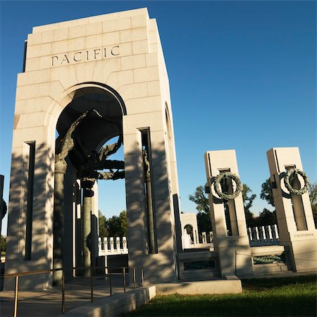 World War II Memorial in Washington, D.C., USA. Stock Photo - Budget Royalty-Free & Subscription, Code: 400-03924094