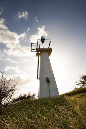 Lighthouse in grassy field in Maui Hawaii. Stock Photo - Budget Royalty-Free & Subscription, Code: 400-03925377