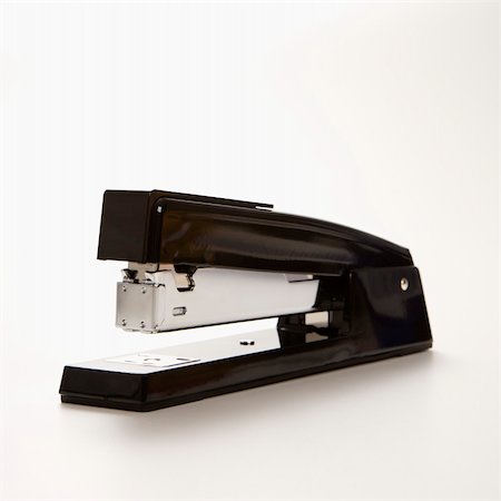 simsearch:400-03926032,k - Black stapler on white background. Stock Photo - Budget Royalty-Free & Subscription, Code: 400-03926029