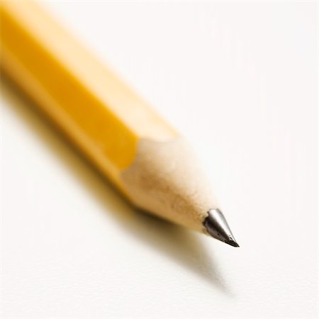 simsearch:400-05289499,k - Close up of sharp pencil tip. Foto de stock - Super Valor sin royalties y Suscripción, Código: 400-03926156