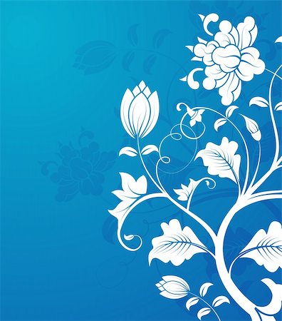 Flower background, element for design, vector illustration Stock Photo - Budget Royalty-Free & Subscription, Code: 400-03927229