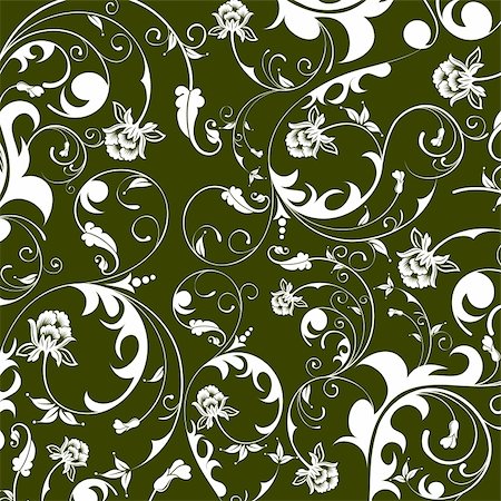 filigree drawings - Abstract floral pattern, element for design, vector illustration Stock Photo - Budget Royalty-Free & Subscription, Code: 400-03927450