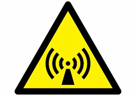 simsearch:693-06022139,k - radiation symbol on triangular yellow sign Foto de stock - Super Valor sin royalties y Suscripción, Código: 400-03927636