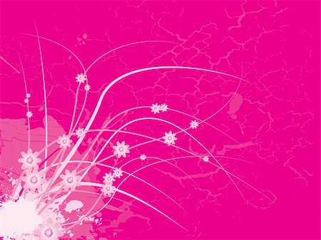 simsearch:400-03998090,k - Floral abstract design in different shades of pink it is an ideal background Foto de stock - Super Valor sin royalties y Suscripción, Código: 400-03927664