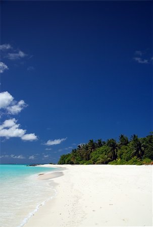 simsearch:400-03928487,k - tropical beach on the maldives Foto de stock - Royalty-Free Super Valor e Assinatura, Número: 400-03928487