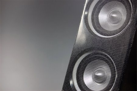 Black Hi-Fi Loudspeaker Fotografie stock - Microstock e Abbonamento, Codice: 400-03928530