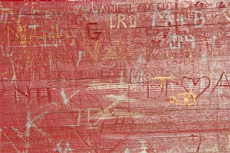 simsearch:845-04826665,k - Abstract background of old wood surface with carved graffiti Foto de stock - Super Valor sin royalties y Suscripción, Código: 400-03928875