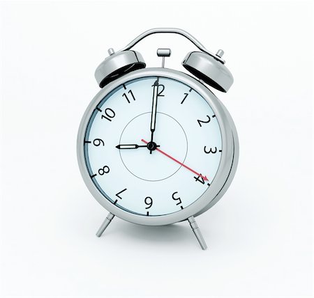 simsearch:400-06876570,k - 3D render of an alarm clock Stock Photo - Budget Royalty-Free & Subscription, Code: 400-03928900
