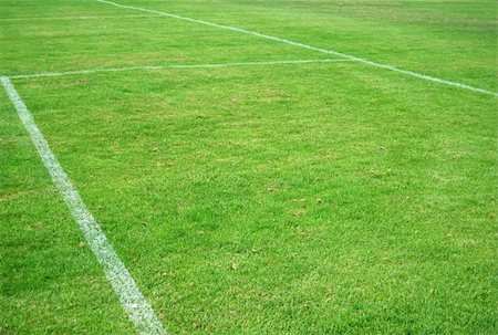 football keeper with player - The inner square lines of a football pitch goal area Stock Photo - Budget Royalty-Free & Subscription, Code: 400-03929924