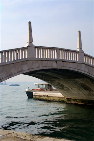 Bridge & boat in Castello district, Venice Stock Photo - Budget Royalty-Free & Subscription, Code: 400-03920346