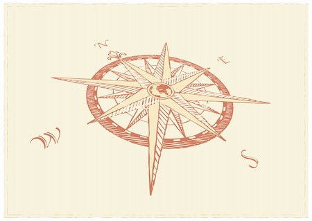 Vector Compass. Great for any "direction" you want to go...     Vector illustration. Fotografie stock - Microstock e Abbonamento, Codice: 400-03920383