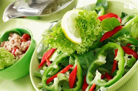 radish field - Healthy food - vegetable salad with tunny Stock Photo - Budget Royalty-Free & Subscription, Code: 400-03921267