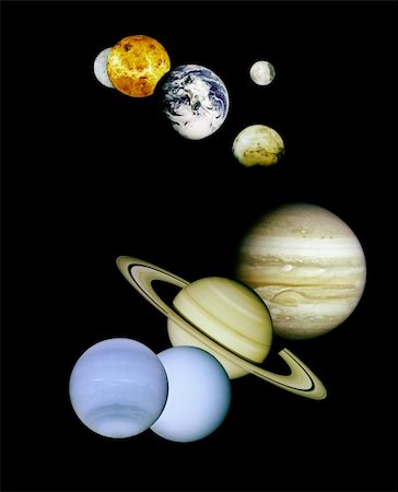 NASA image of planets in outer space. Stockbilder - Microstock & Abonnement, Bildnummer: 400-03921639