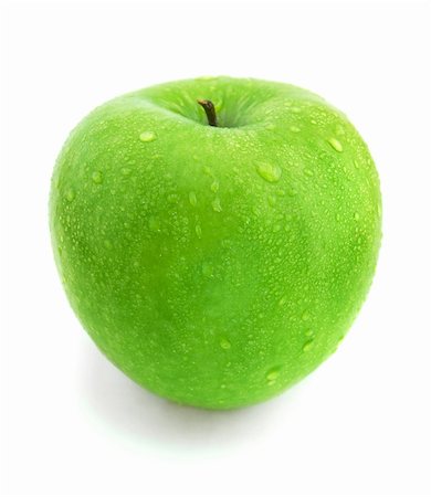simsearch:700-00528614,k - green apple with drops of water Photographie de stock - Aubaine LD & Abonnement, Code: 400-03922738