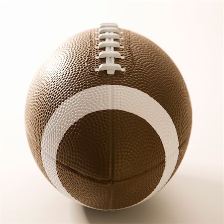 American football on white background. Stock Photo - Budget Royalty-Free & Subscription, Code: 400-03923592