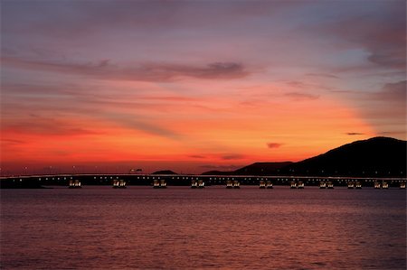 The evening of Macau city viewing from Taipa island Stock Photo - Budget Royalty-Free & Subscription, Code: 400-03934022