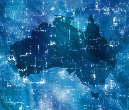 simsearch:400-04567717,k - high tech map of australia with static electricity Stockbilder - Microstock & Abonnement, Bildnummer: 400-03934037