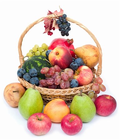 simsearch:400-03939805,k - lots of fresh and ripe fruits in the basket Photographie de stock - Aubaine LD & Abonnement, Code: 400-03934044