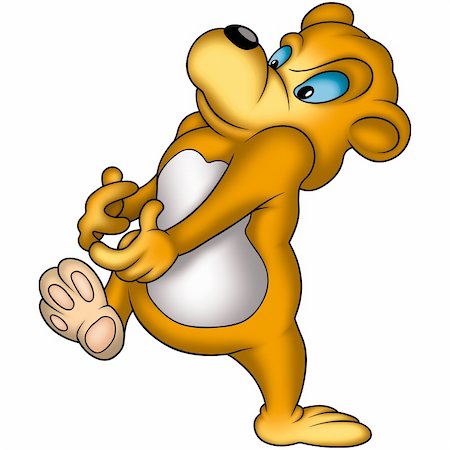 simsearch:400-03933016,k - Teddy Bear 18 - High detailed and coloured illustration - Orange bear Foto de stock - Super Valor sin royalties y Suscripción, Código: 400-03934242