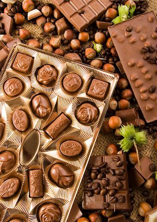 simsearch:695-05767611,k - Chocolate is one of the most delicious sweets in the world. Stock Photo - Budget Royalty-Free & Subscription, Code: 400-03934979