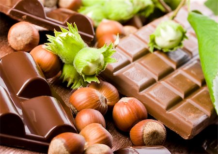 simsearch:695-05767611,k - Chocolate is one of the most delicious sweets in the world. Stock Photo - Budget Royalty-Free & Subscription, Code: 400-03934989