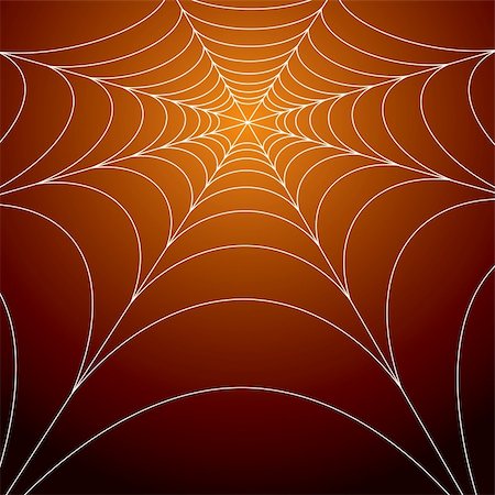 simsearch:400-08200203,k - spiders web on a bright orange spooky background Stock Photo - Budget Royalty-Free & Subscription, Code: 400-03935022