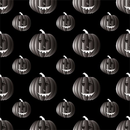 simsearch:400-09067759,k - illustrated halloween background in mono black and white that seamless repeats Foto de stock - Royalty-Free Super Valor e Assinatura, Número: 400-03935630