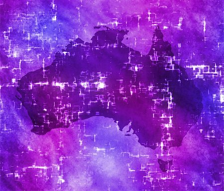 simsearch:400-04968396,k - high tech map of australia with static electricity Stock Photo - Budget Royalty-Free & Subscription, Code: 400-03936171