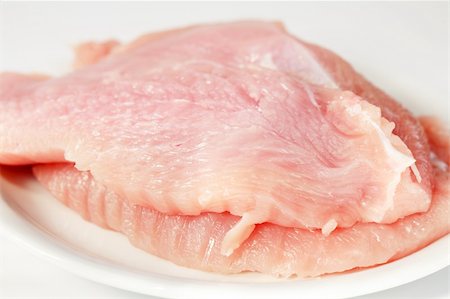 simsearch:400-03969894,k - Raw turkey breast on the plate Stock Photo - Budget Royalty-Free & Subscription, Code: 400-03936261