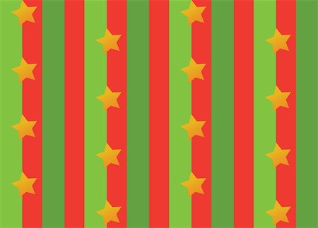 striped wrapping paper - Christmas wrapping paper pattern of red and green stripes and gold stars. Stock Photo - Budget Royalty-Free & Subscription, Code: 400-03936691