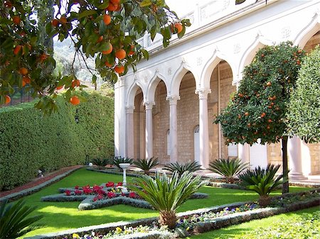 The garden of Bahai temple in Haifa, Israel Foto de stock - Royalty-Free Super Valor e Assinatura, Número: 400-03936777