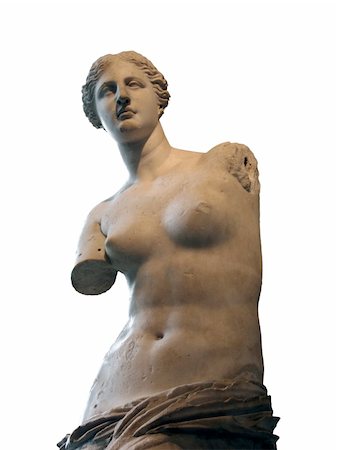 aphrodite of melos (venus de milo)statue in louvre, paris Stock Photo - Budget Royalty-Free & Subscription, Code: 400-03937160