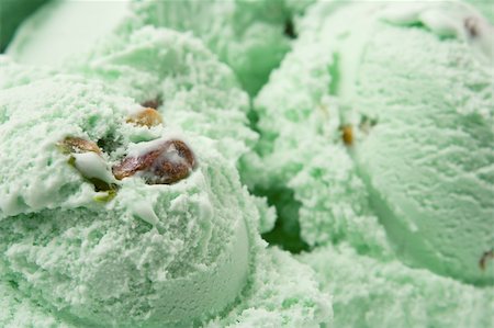 pistachio cream - Pistachio ice cream. Background Stock Photo - Budget Royalty-Free & Subscription, Code: 400-03937435