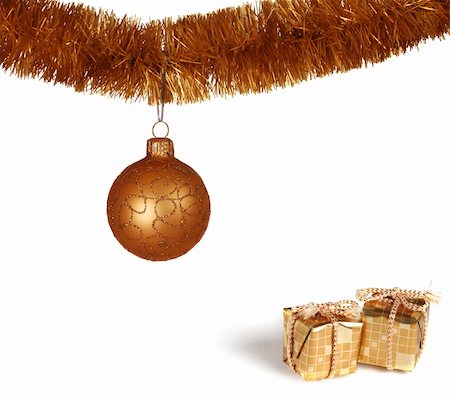 simsearch:400-03932462,k - Christmas decoration isolated on white (Collage) Stockbilder - Microstock & Abonnement, Bildnummer: 400-03938038