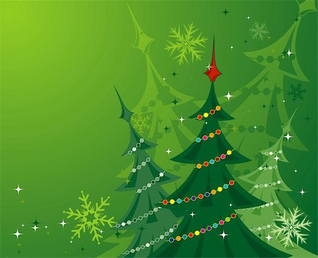 simsearch:400-03965193,k - Christmas background with trees, element for design, vector illustration Stock Photo - Budget Royalty-Free & Subscription, Code: 400-03938187