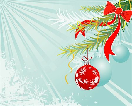 simsearch:400-03965193,k - Christmas background with baubles, element for design, vector illustration Stock Photo - Budget Royalty-Free & Subscription, Code: 400-03938190