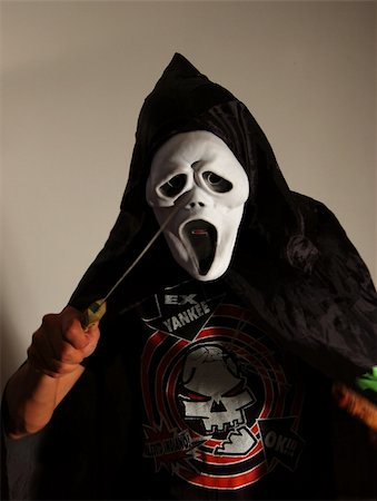 simsearch:400-07209176,k - Masked killer. Horror and Halloween photo Photographie de stock - Aubaine LD & Abonnement, Code: 400-03938872