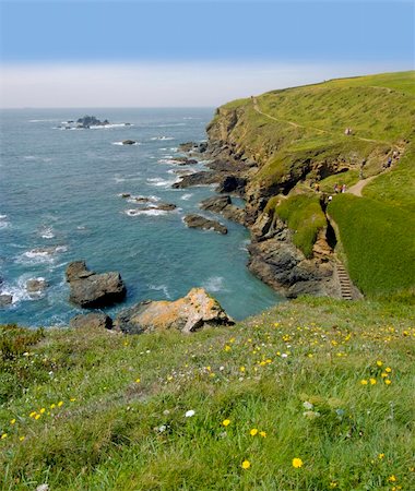 simsearch:400-07246072,k - the lizard point the southernmost tip of land in england cornwall uk Fotografie stock - Microstock e Abbonamento, Codice: 400-03938885