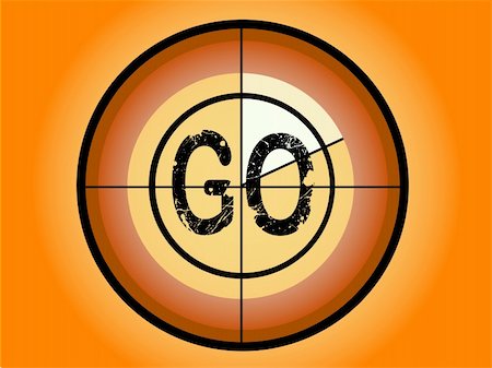 simsearch:700-00160974,k - Orange and Red Circle Countdown Go - (Vector Format) Stock Photo - Budget Royalty-Free & Subscription, Code: 400-03939127
