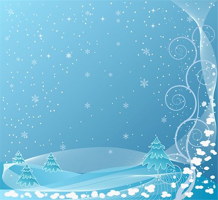 simsearch:400-03960503,k - Abstract  artistic   background  winter illustration Photographie de stock - Aubaine LD & Abonnement, Code: 400-03939717