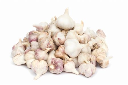 simsearch:400-03939822,k - big amount of garlic on white background Foto de stock - Super Valor sin royalties y Suscripción, Código: 400-03939806