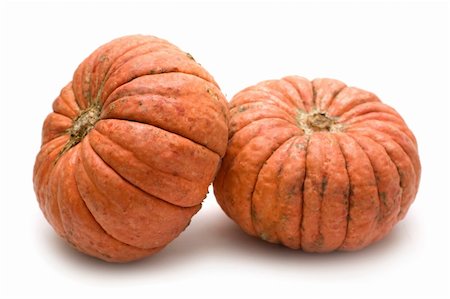 simsearch:400-03939805,k - image series of fresh vegetables and fruits on white background - pumpkins Photographie de stock - Aubaine LD & Abonnement, Code: 400-03939838