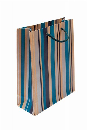 simsearch:614-03191285,k - A shopping bag, isolated on white background Photographie de stock - Aubaine LD & Abonnement, Code: 400-03939879