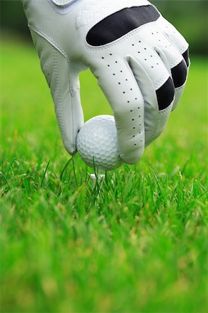 simsearch:400-05370464,k - Detail of golf ball and gloves Stock Photo - Budget Royalty-Free & Subscription, Code: 400-03931969