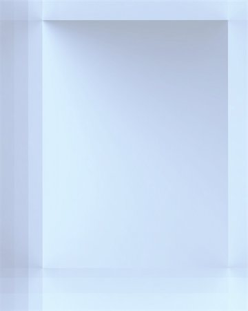 simsearch:649-07063983,k - Arrangement of different sized rectangular shapes in varying shades of blue, cyan and silver grey. Photographie de stock - Aubaine LD & Abonnement, Code: 400-03932125