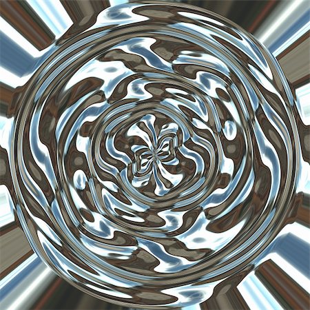 simsearch:400-04567717,k - liquid silver or chrome swirls around in a circle Stockbilder - Microstock & Abonnement, Bildnummer: 400-03932898