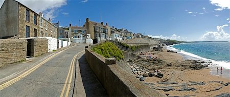 holiday resort town porthleven cornwall england uk Stock Photo - Budget Royalty-Free & Subscription, Code: 400-03933472