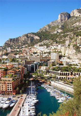 french riviera - Luxury marine in Monte Carlo, France Foto de stock - Super Valor sin royalties y Suscripción, Código: 400-03944146