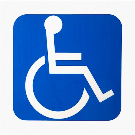 simsearch:400-03944864,k - Handicapped wheelchair access logo sign. Photographie de stock - Aubaine LD & Abonnement, Code: 400-03944852