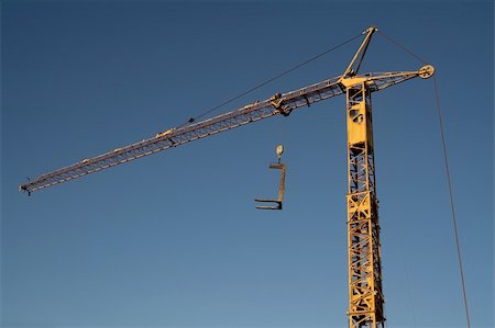 simsearch:400-05249204,k - Old rusty crane over clean blue sky Stock Photo - Budget Royalty-Free & Subscription, Code: 400-03945156